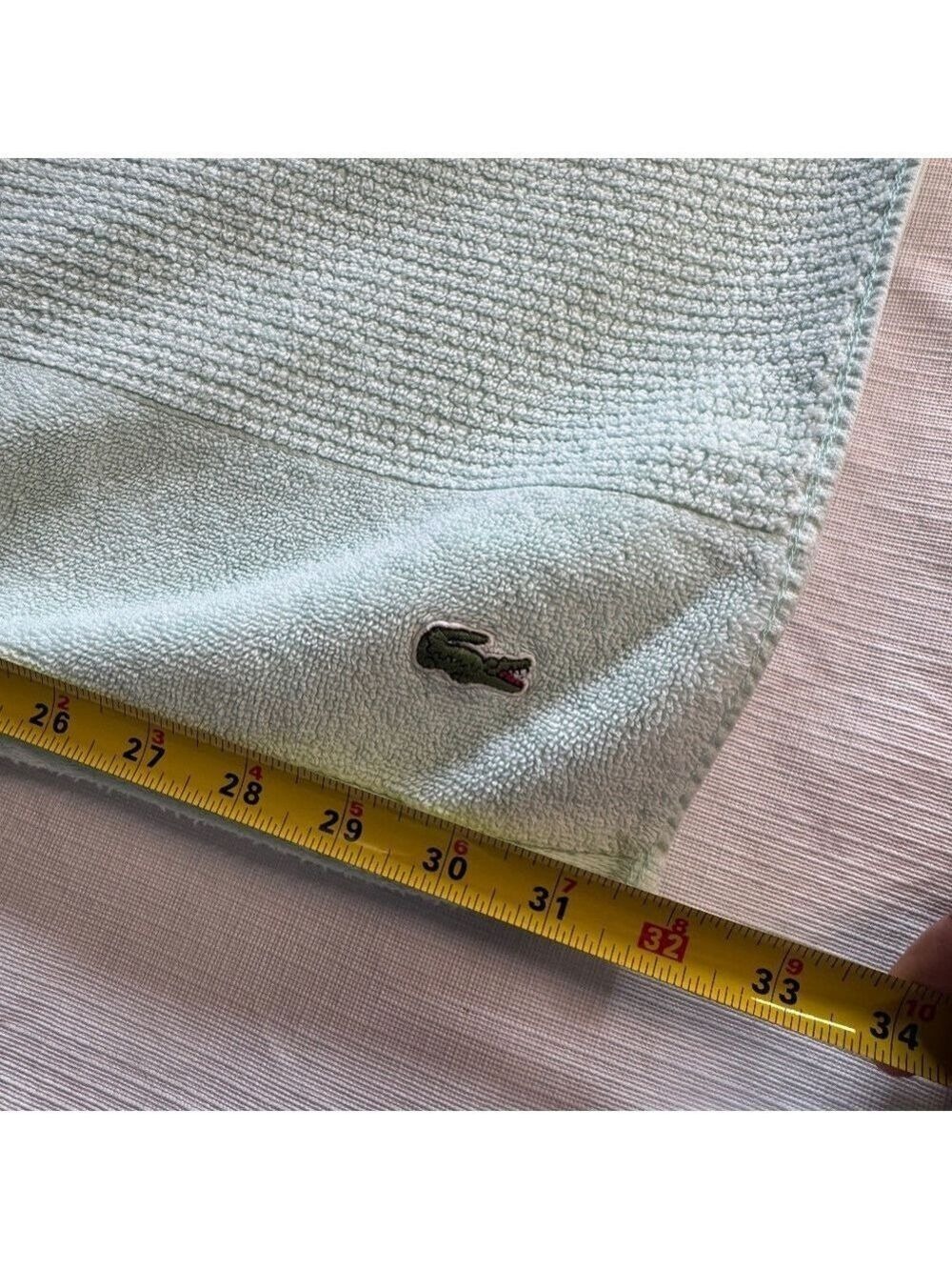 Lacoste Light Green Bath Towel